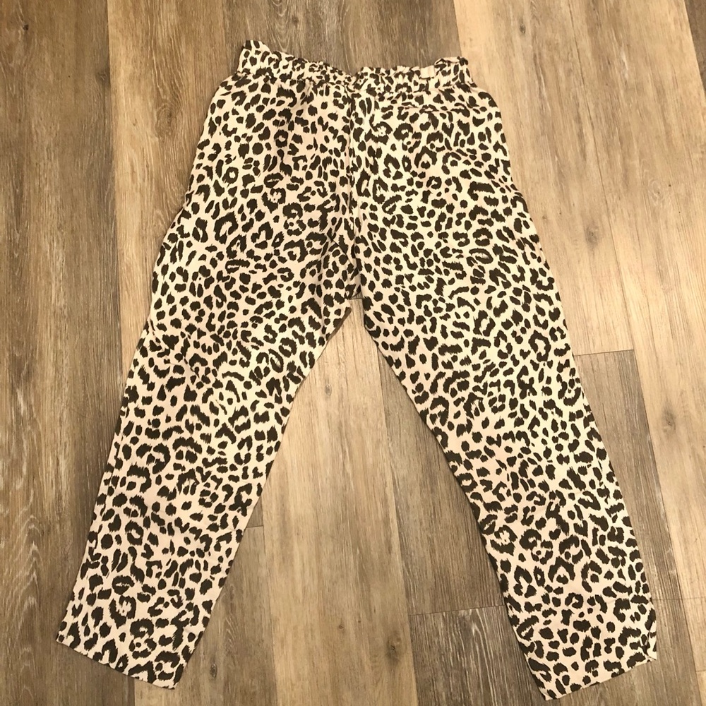 2 for $22 - J. Crew Leopard Print with Capri Pants
